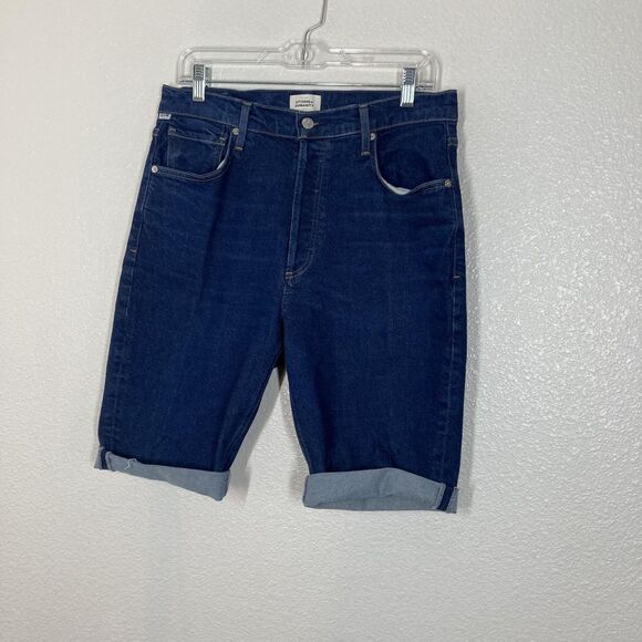 Citizens of Humanity Shorts Womens 29 Denim Jolene Button Fly Organic Cotton - Picture 2 of 16